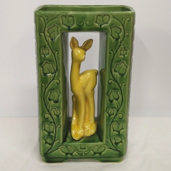 Shawnee Accents Vintage Shawnee Ceramic Deer Vase Poshmark